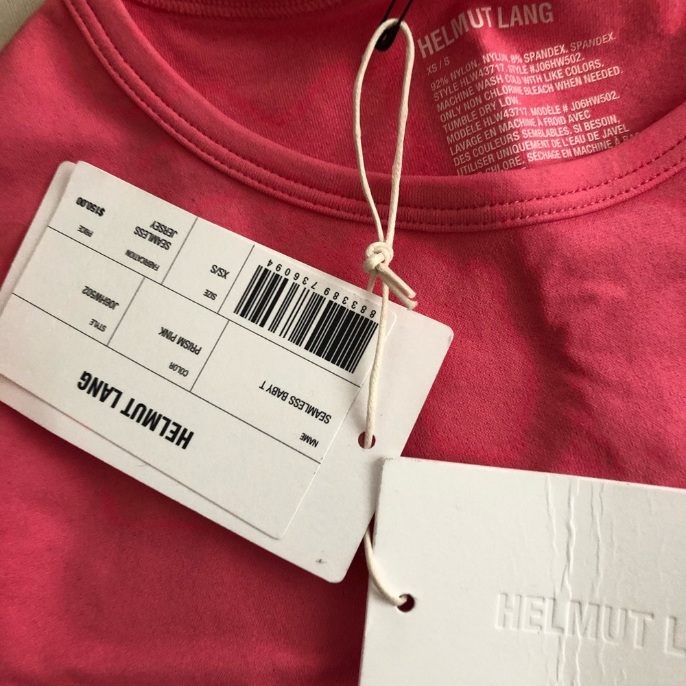 Helmut Lang Pink XS Shirt